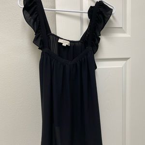 LOFT Size Small Black sleeveless top